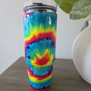 Vibrant Tie-Dye Tumbler